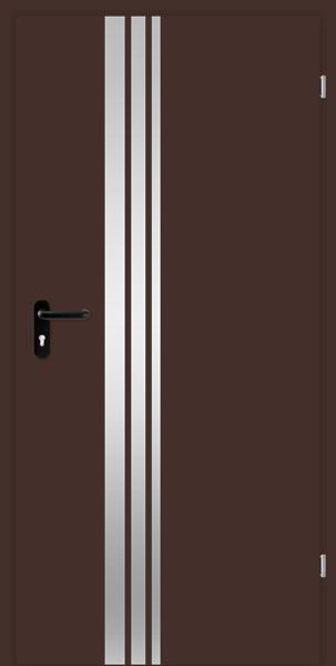 Technické dvere DTech z nehrdzavejúcej ocele I02